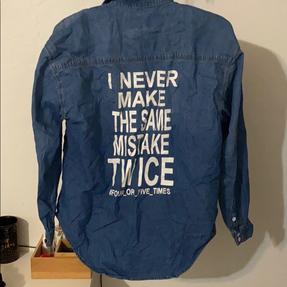 Button Up Jean Jacket - Picture 2 of 4